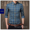 New Plaid Shirt Men′s Fashion Shirt Casual Shirt Long Sleeve Shirt Slim Fit Shirt